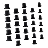DOITOOL 50 Piezas Tapones de Silicona para Botellas de Sal y Pimienta Tapones Reutilizables Antigoteo Sellado Hermético para Botes de Especias Orificios de Macetas y Tubos Resistentes