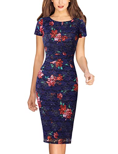 VFSHOW Womens Slim Zipper Up Business Cocktail Party Night Out Bodycon Pencil Sheath Dress2