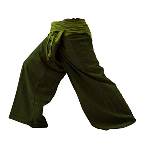 Comfortable to wear 2 TONE Thai Fisherman Pants Yoga Trousers
