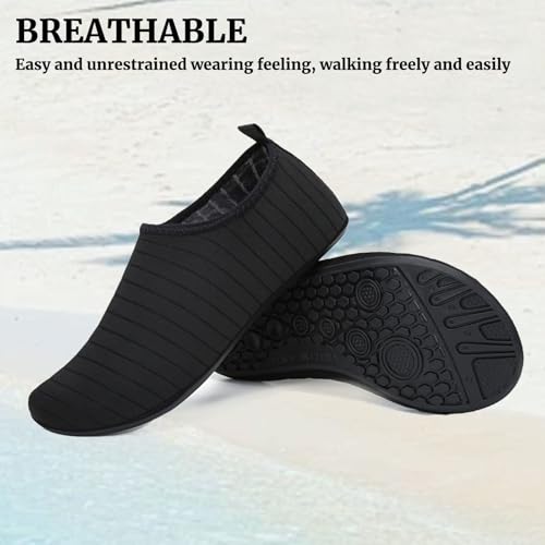 Water Shoes for Women Men Barefoot Aqua Socks Quick-Dry Shoes for Beach Non Slip Indoor Outdoor Walking Barefoot Exercise Wear Sport Accessories Yoga Socks4