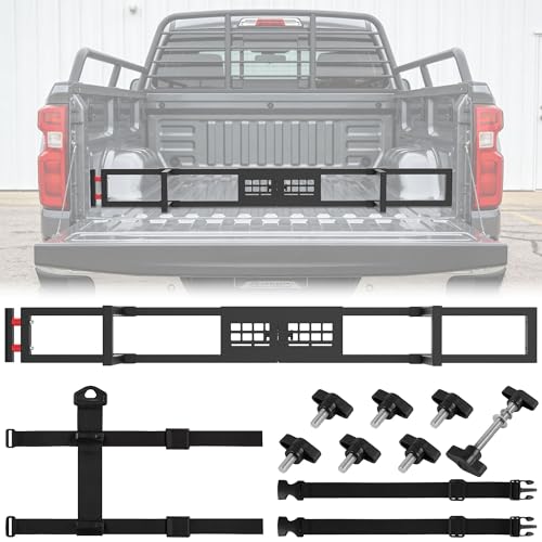 TENGBASE Truck Bed Divider & Organizer with MOLLE Panel Cargo Manager Replacement for 2019-2025 Chevy Silverado & GMC Sierra Bed Accessories Compatible with 2019-2025 Silverado/Sierra