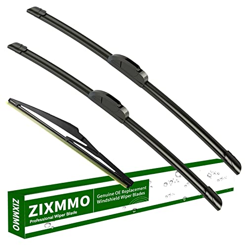 Image of 3 wiper blades Replacement for 2006-2011 Chevrolet HHR windshield wipers | Replacement Original Equipment,Premium All-Seasons,Front & Rear,18 inch+18 inch+11 inch(Set of 3) J HOOK