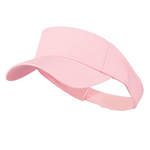 Youth Cotton Sun Visor - Pink OSFM