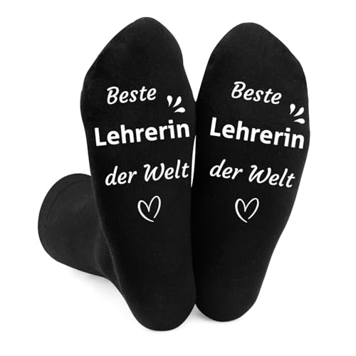 Kolovki Geschenke für Lehrer - Lehrer Geschenk Geschenk Lehrerin Weihnachten Dankeschön Abschiedsgeschenk Erzieherin,Beste Lehrerin Geschenk,Geschenk für Lehrer Zum Abschied,Personalisierte Socken