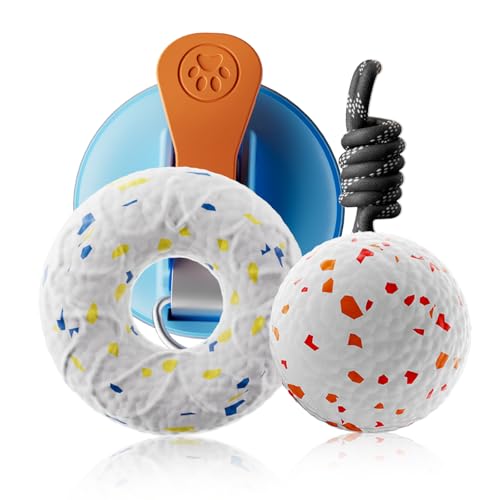 Aktor E-TPU Dog Balls, Interactive Tug & Teething Toys (5")