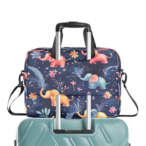 Bolsa para portátil con diseño colorido de elefante miniatura 7