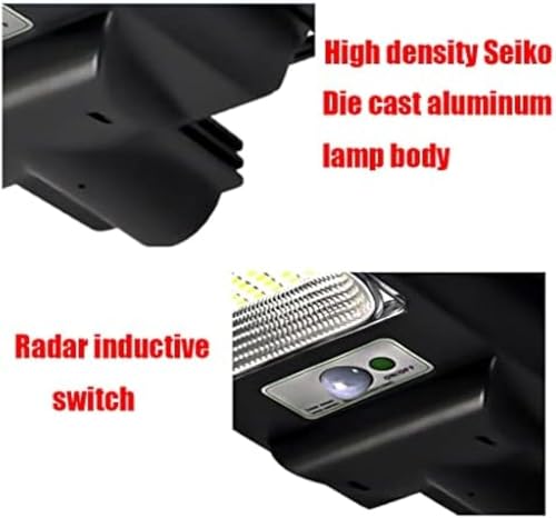 Lampadaire solaire intelligent 200W projecteur LED extérieur étanche