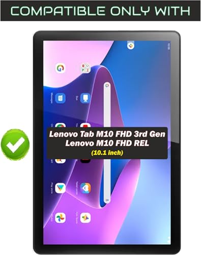 Image of Matte Screen Guard Compatible With Lenovo Tab M10 FHD 3rd Gen /Lenovo M10 FHD REL (10.1 inch Inch Tablet) Flexible Anti Glare Matte Screenguard Not a Tempered Glass Screen Protector