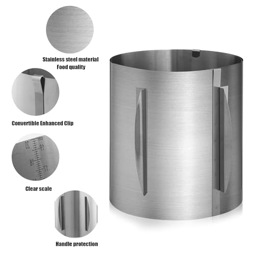 Molde de acero inoxidable duradero para repostería y tartas perfectas 7