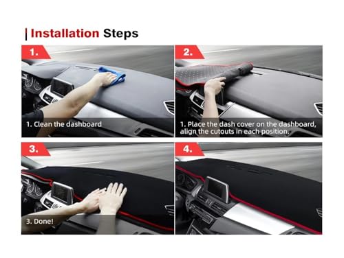 Tapis de tableau de bord pour Toyota Aygo : confort de conduite au soleil