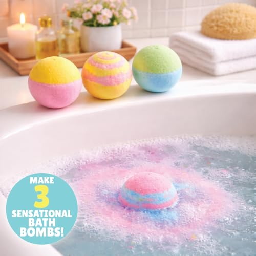 Image of Kalakaram DIY Bath Bomb Making Kit for Kids | STEM Science Experiment & Learning Kit, Educational Birthday Gift for Boys & Girls Ages 8, 9, 10,11,12, 13,14 | Creative Activity for Young Scientists