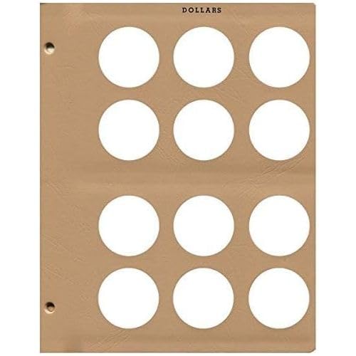 Dansco Blank Album Page for US Large Dollars