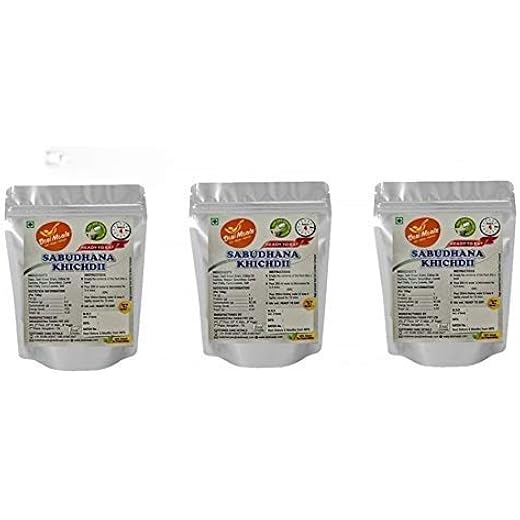 Desi Mealz Sabudana Khichdi 100 Veg 80 gm Pack of 3