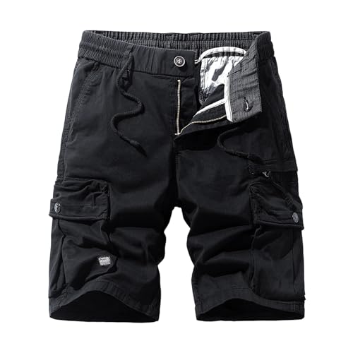 Short cargo homme tactique décontracté multi-poches zippées pour le sport