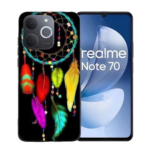 GYDQQKJ Realme Note 70T �p�̃J�o�[ �A�\�t�g�V���R�[��TPU�\�t�g�P�[�X�o���p�[�V�F���v���~�A���ی�P�[�X���J�o�[ �p�� (6.74") - BST2