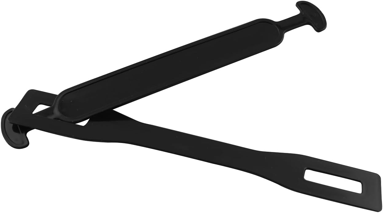 LQ Industrial 20PCS 170x25mm Black Gift Box Plastic Handles Heavy Duty Replacement Straps Suitable for Moving Packing Storage Case
