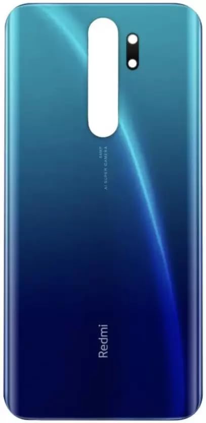 Image of MAXOUT Redmi Note 8 Pro Back Glass Panel Replacement | Dark Blue Rear Glass Cover Housing | Compatible with Xiaomi Redmi Note 8 Pro - Blue