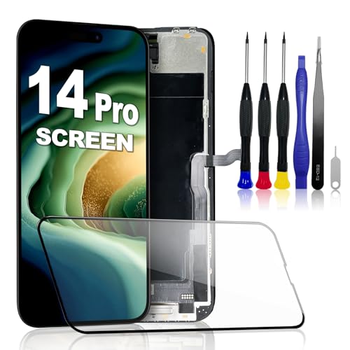 Écran pour iPhone 14 Pro avec kit de remplacement LCD FHD et numériseur tactile