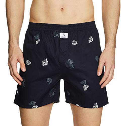 Image of Longies Men's Cotton Printed Regular Boxer Shorts