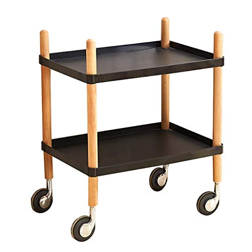 Carrito de servicio de madera maciza: elegancia y robustez para hostelería 2
