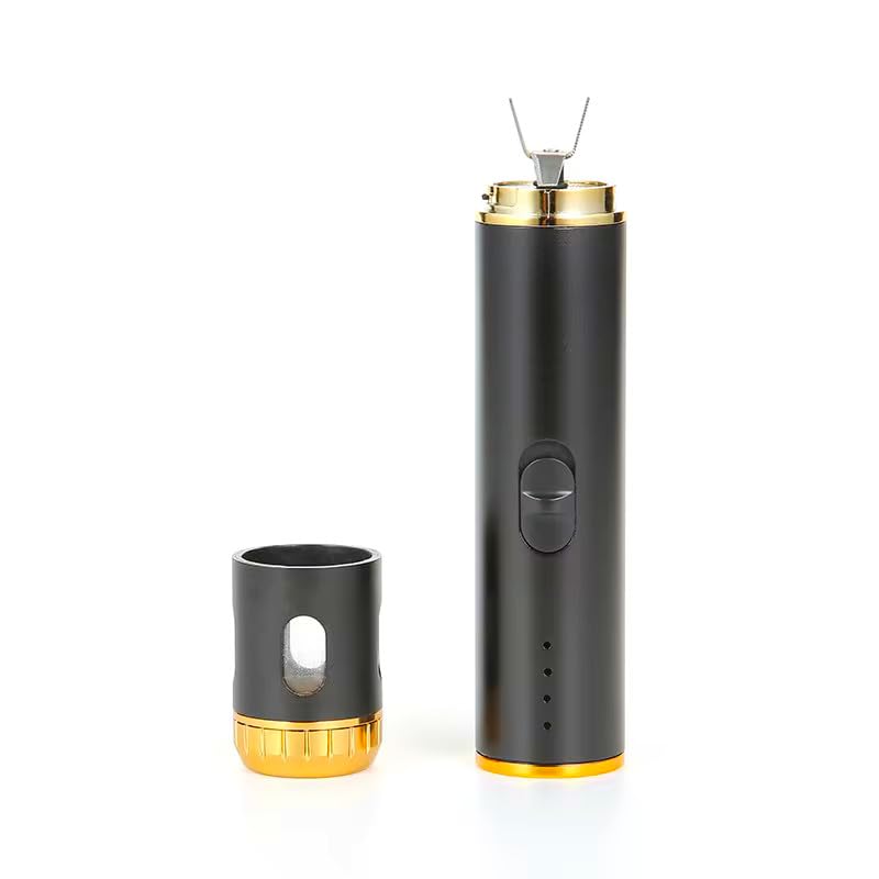 Elektrischer Grinder aus Aluminium | Crusher | messerscharfes Mahlwerk | USB aufladbar | tragbares Zubehör | Kräutermühle zum Zerkleinern | Mini Gewürzmühle Teekoch