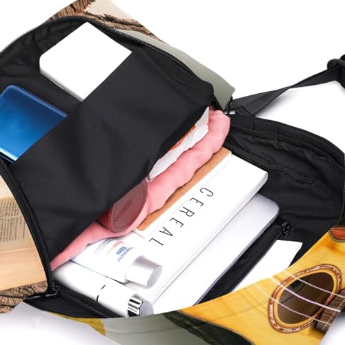 Travel Backpack for Women,Backpack for Men,Book Wooden Guitar Sunshine,Backpack4