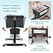 YADAQE Baby Bassinet, Baby Basinet Bedside Sleeper, Easy to Fold Portable Crib Side Bassinet 2025new Style Girl/boy bassinets (Dark Gray)