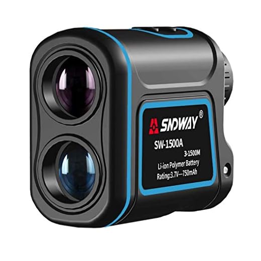 Telescopio Telémetro láser, 600 m, 1000 m, 1500 m USB Recargable Láser Medidor distancia, 7X Monocular Golf caza láser Rango impermeable para medición de distancia, velocidad, ángulo y altitud,1500M