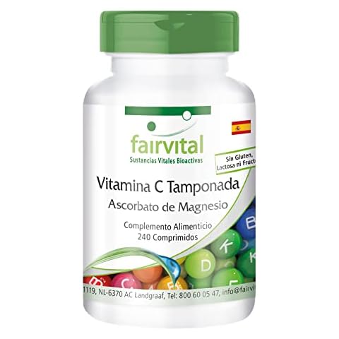 Fairvital Vitamina C 375mg - Ascorbato de Magnesio - 240 Comprimidos Cover