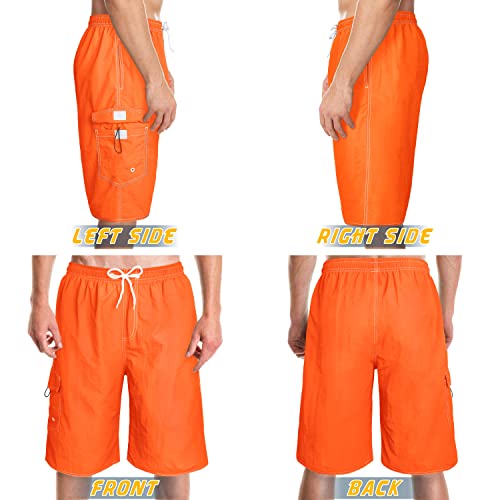 Image of Mens Swimming Trunks Swim Trunks Quick Dry Swim Shorts with Mesh Lining Funny Swimwear Bathing Suits