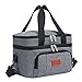 Produktbild Kühler-Tasche isoliert Portable Double Decker Familie Kühltasche für Strand Picknick M, BBQ-Grillgerät