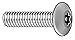 Tamper-Pruf Screw, 91120, Mach Screw, Button, 10-24x1/2 L, PK25