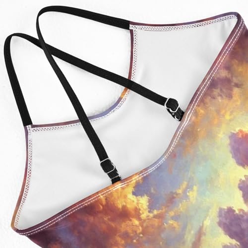 River Buildings Purple Swimsuit for Girls Bathing Suit Swimwear Swimsuits Summer Beach One Piece4