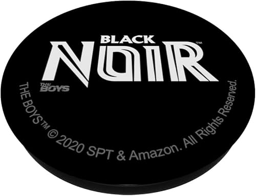 Miniatura 2 de The Boys Black Noir Logo PopSockets Grip y soporte para teléfonos y tabletas