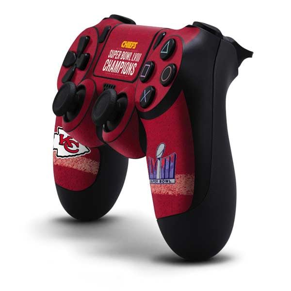 Skinit Decal Gaming Skin Compatible with PS4 Controller - Officially Licensed NFL Chiefs Super Bowl LVIII Champions Design