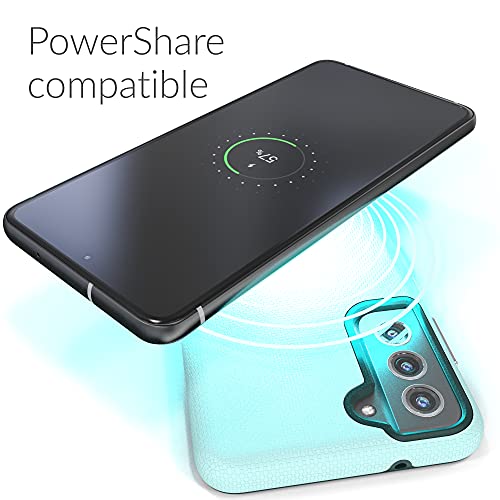 Image of Crave for Galaxy S21 FE Case, Shockproof Protection Dual Layer for Samsung Galaxy S21 FE 5G (6.4 inch) - Aqua