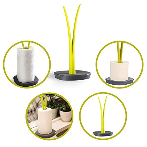 JJPRIME - Encimera de cocina verde moderna con soporte de toallitas de papel y encimera de pie