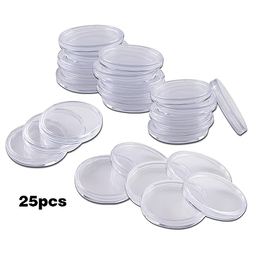 Capsulas Transparentes para Monedas 30.6mm 25 Piezas miniatura 3