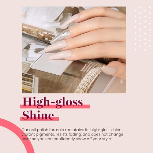 Image of Beetles Grey Gel Nail Polish, 15ml Stone Beige Brown Cream Gel Polish, Soak Off Uv LED Lamp Cured Nails Art Manicure Salon DIY Gift for Women