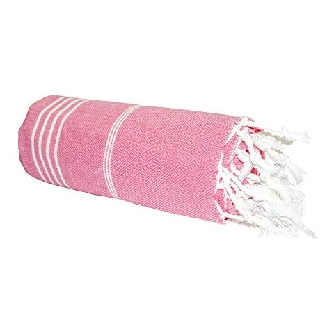 SCN Premium Toalla Hamam 100% algodón turco 100x180 cm rosa Cover