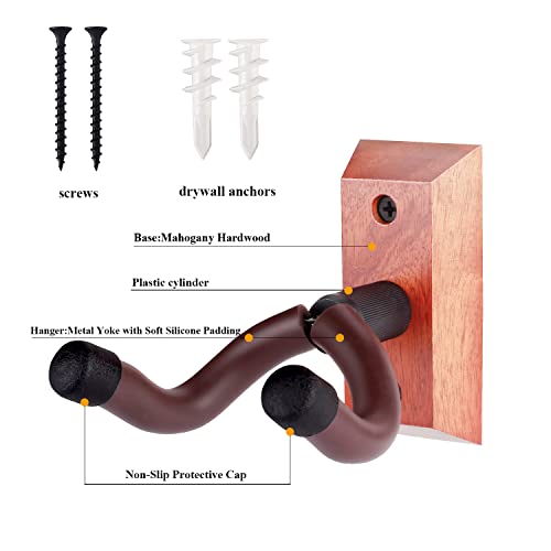 Hilerpunk Lot de 3 supports muraux en bois pour guitare, ukulélé, guitare, ukulélé, banjo, mandoline - Les Beatles, Paul McCartney, John Lennon, RIngo Starr, George Harrison Hilerpunk Lot de 3 supports muraux en bois pour guitare, ukulélé, guitare, ukulélé, banjo, mandoline – Image 3