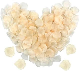 3000pcs Silk Rose Petals, Artificial Flower Petals for Wedding Aisle, Confetti for Party Romantic Night Valentine's Day Bed Table Scatter Decoration (Champagne)