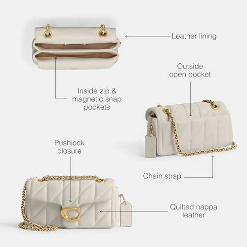 Image of COACH Women's Quilted Leather Tabby 20 Shoulder Bag