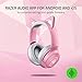 Razer Kraken BT Kitty Edition: Bluetooth 5.0-40ms Low Latency Connection - Custom-Tuned 40mm Drivers - Beamforming Microphone - Powered Chroma - Quartz Pink