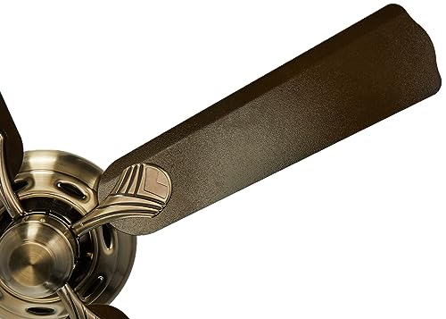 Image of Surya Imperia 1200MM Ceiling Fans | for up-beat Living rooms, Bedrooms, Dens, Common Areas, Home and Office (Antique Brass)