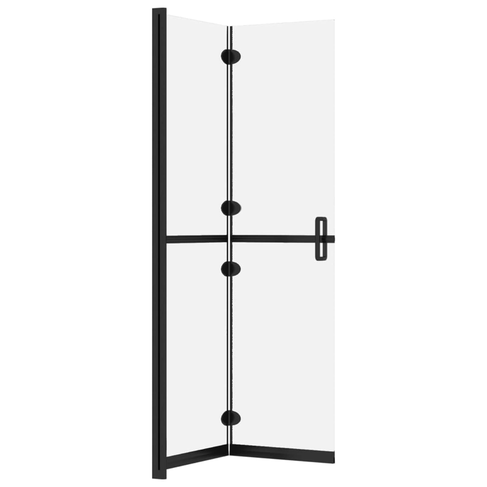 ShGaxin Mampara de Ducha Plegable Vidrio ESG Esmerilado 70x190 cm, Mampara Bañera, Mampara Baño Ducha, Cabina De Ducha, Mampara Baño
