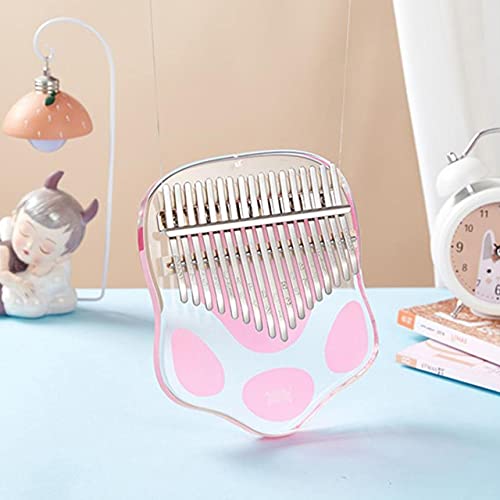 OBRARY Transparent Transparent 17 clés Kalimba Piano Piano Mignon Chats Roses piw Acrylique Portable avec Marteau de… - Les Beatles, Paul McCartney, John Lennon, RIngo Starr, George Harrison OBRARY Transparent Transparent 17 clés Kalimba Piano Piano Mignon Chats Roses piw Acrylique Portable avec Marteau de… – Image 6