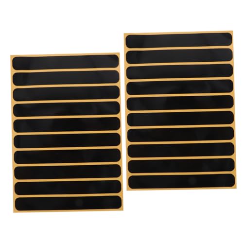 OSOLADY 2 Hojas Pegatinas Reflectantes para Motocicleta y Bicicleta de Adhesivos Negros Pegatinas por para Mayor Seguridad y Visibilidad