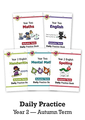 Year 2 Daily Practice 5-Book KS1 Bundle for Ages 6-7: Autumn Term