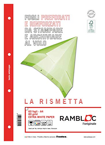 Papel fotográfico Rambloc Centofogli 200 hojas 4 agujeros FSC